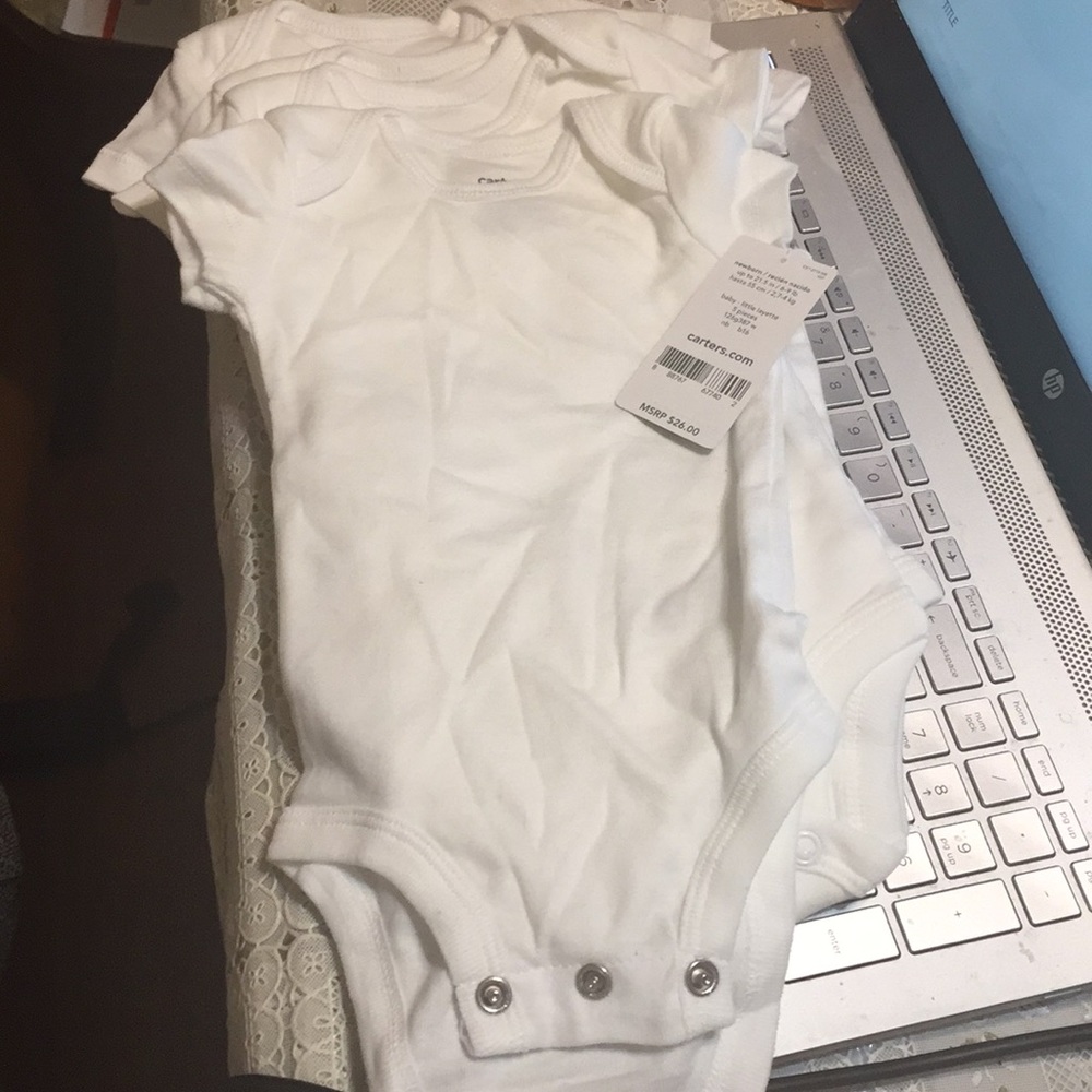 Carter’s Newborn one piece bodysuits set of 5 SS